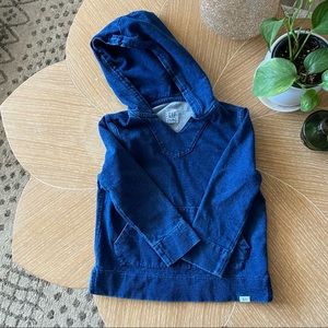 Gap Kids Denim/Cloth Style Hoodie Pullover